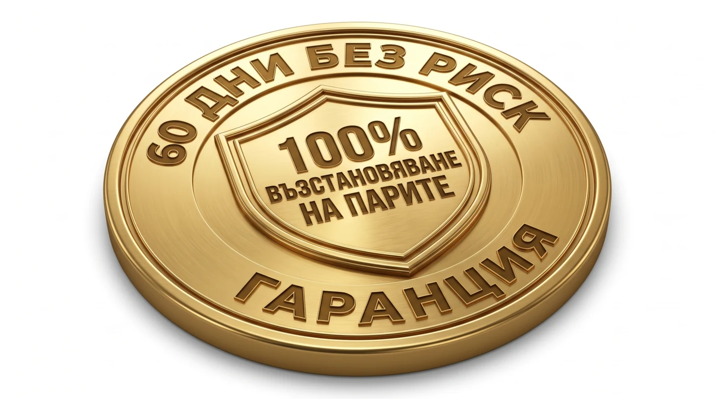 Златен печат — 60 дни гаранция за връщане на парите